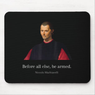 Machiavelli zitiert Kunst des Krieges machiavellis Mousepad