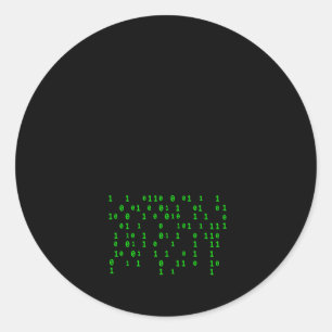 Machine Ai Learning Generated Techie Developers Runder Aufkleber