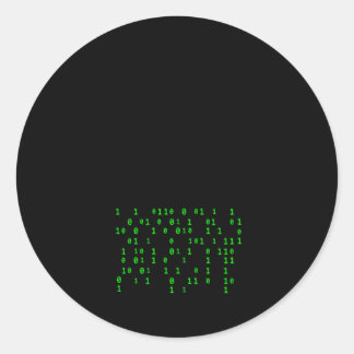 Machine Ai Learning Generated Techie Developers Runder Aufkleber