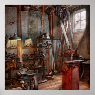 Machinist - Die moderne Werkstatt Poster
