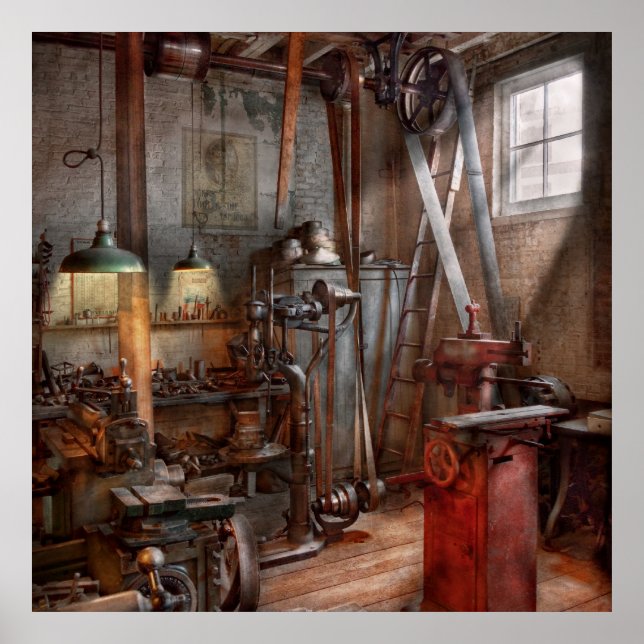 Machinist - Die moderne Werkstatt Poster (Vorne)