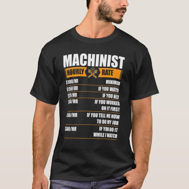 Machinist Gonna G84 bis sie M8 CNC 2 T-Shirt (Vorderseite)