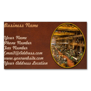 Machinist - Krieg - In der Kanonenfabrik 1917 Magnetische Visitenkarte