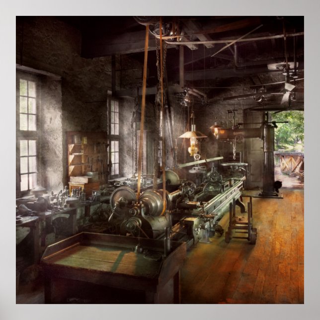 Machinist - Lathe - Eine lange Zeit Poster (Vorne)