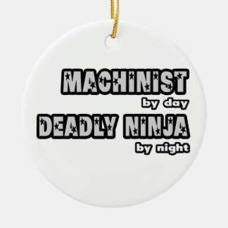 Machinist von Tag zu Tag... Tote Ninja von Nacht Keramikornament