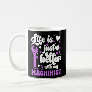 Machinistin der Gewerkschaft CNC-Machinist Kaffeetasse