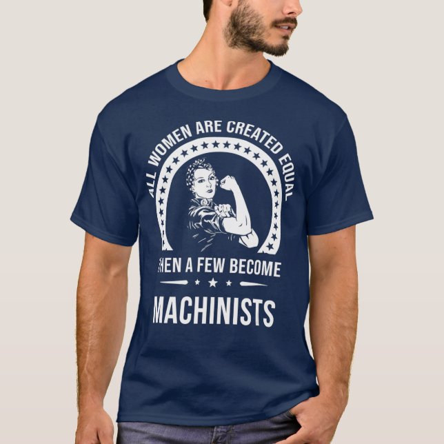 Machinistin T-Shirt (Vorderseite)