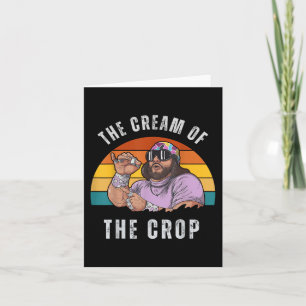 Macho Cream of Crop Oh ja Retro lustig Vintag Karte