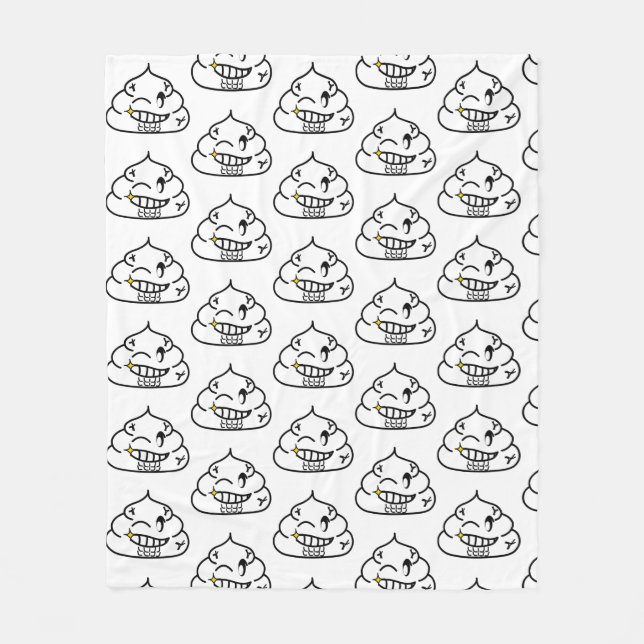 Macho Kackte - Brootsch the PooPoo Fleecedecke (Vorderseite)