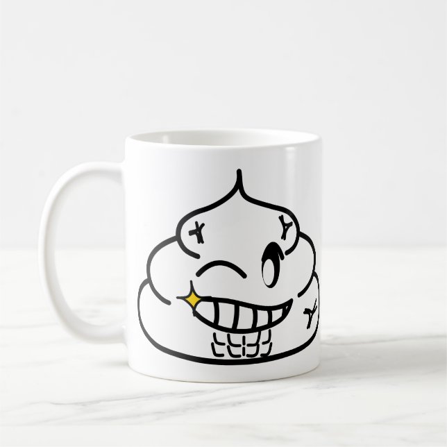 Macho Kackte - Brootsch the PooPoo Kaffeetasse (Links)