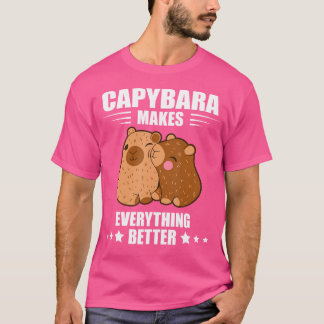 Macht alles besser Capybara Lover Funny Capyb T-Shirt