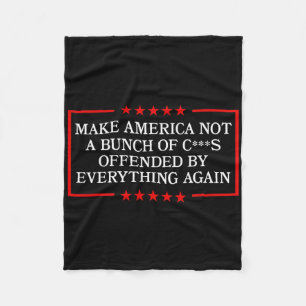 Macht Amerika nicht zu einem Haufen, der von allem Fleecedecke