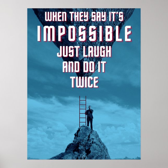 Macht das Unmögliche - zweimal Poster (Vorne)