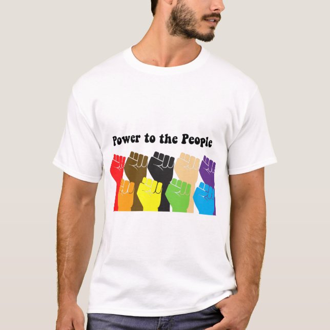 Macht dem Volk T-Shirt (Vorderseite)