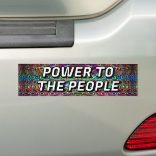 MACHT DEN MENSCHEN AUTOAUFKLEBER