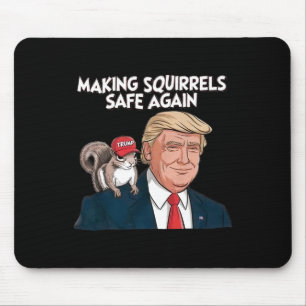 Macht Eichhörchen wieder sicher Trump 2024  Mousepad
