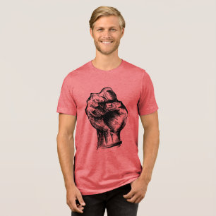 Macht Euren Geist mit der Vintagen erhabenen Faust Tri-Blend Shirt