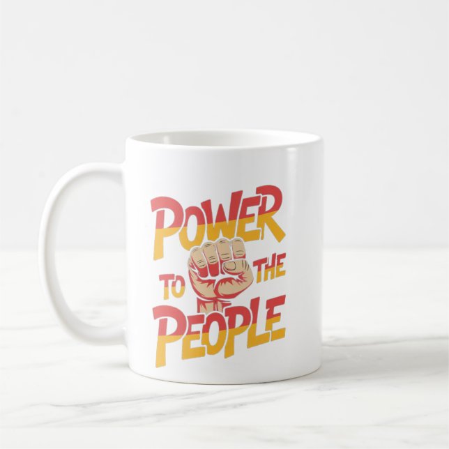Macht für das Volk Tasse (Links)