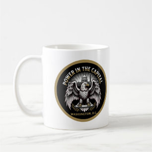 Macht in der Hauptstadt Washington DC Weißkopfseea Kaffeetasse