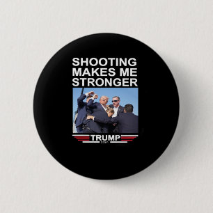 Macht mich stärker Trump 2024-Shirt Button