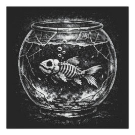 "Macht sich großartig" - Goldfisch von BurnsInHell Poster