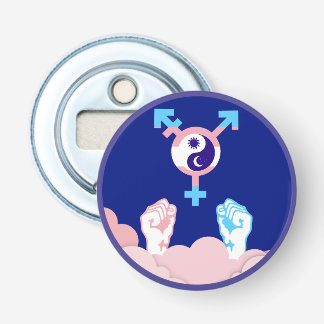 Macht und Balance Sonne und Mond Transgender-Symbo Flaschenöffner