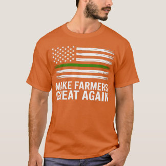Macht unsere Bauern wieder groß Dünne grüne Linie T-Shirt