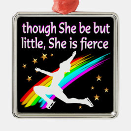 MÄCHTIG MIT FIERCE-SKATER ORNAMENT AUS METALL