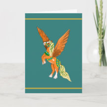 Mächtige belgische Pegasus-Vintage-Karussell-Pferd