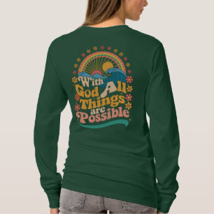 Mächtige Botschaft des Glaubens und der Hoffnung i T-Shirt