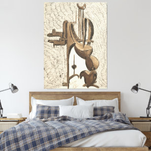 Mächtige Figur  Leinwanddruck