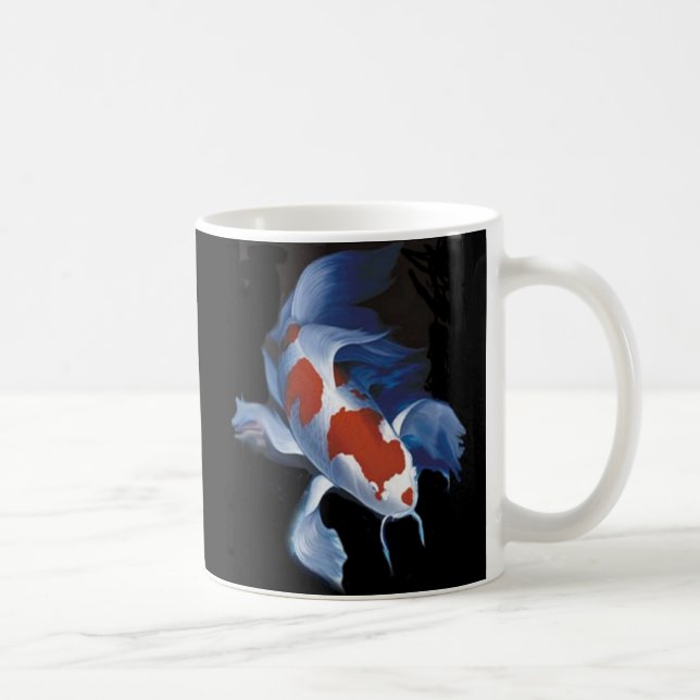 Mächtige Koi Kaffee-Tasse Kaffeetasse (Rechts)