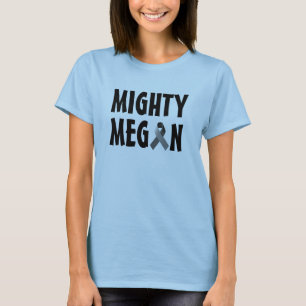 Mächtige Megan-Blauspitze T-Shirt