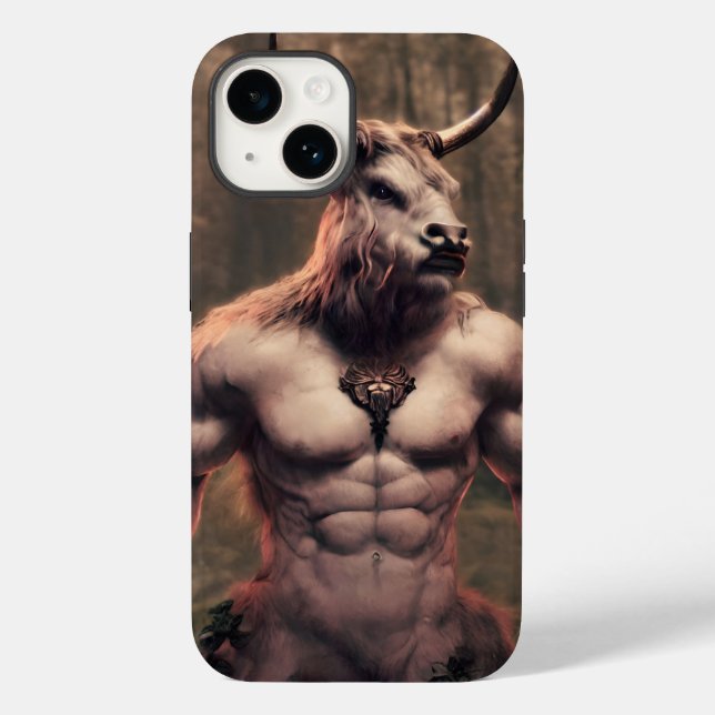 mächtige Taurus im Wald Case-Mate iPhone Hülle (Rückseite)