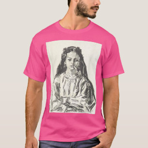 Mächtige weibliche Vintage Kunst müde Frauen rauch T-Shirt