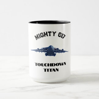 Mächtiger C-17, Touchdown-Titan Tasse