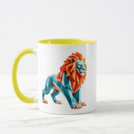 Mächtiger Löwe der Tiere. Tasse