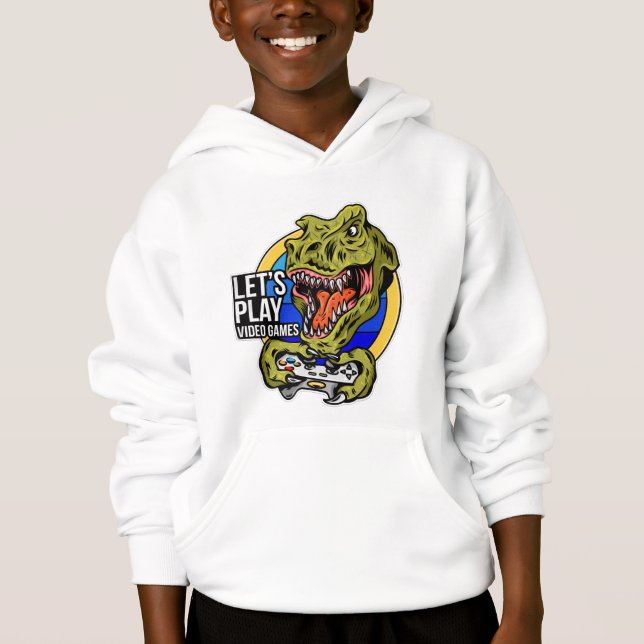 Mächtiger T-Rex Hoodie (Vorderseite)