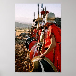 Mächtiges Spartans Poster