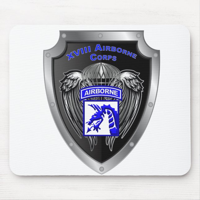 Mächtiges XVIII. Luftlandekorps Mousepad (Vorne)