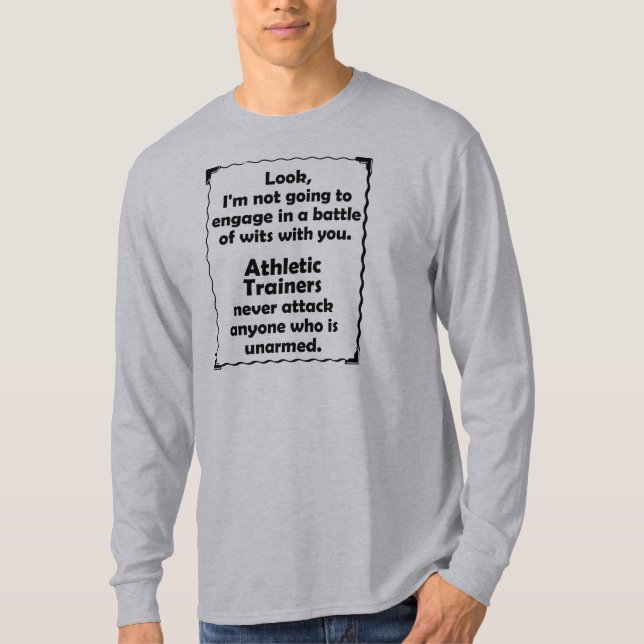 Machtkampf athletischen Trainer T-Shirt (Vorderseite)