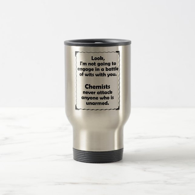 Machtkampf Chemiker Reisebecher (Mittel)