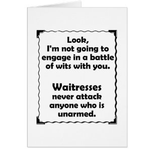 Machtkampf Kellnerin