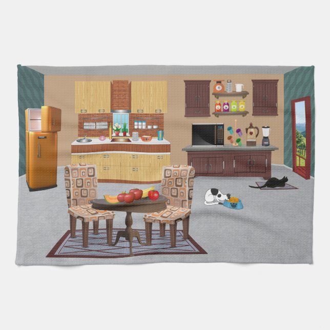 machtvoll geschirrtuch (Horizontal)