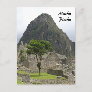 Machu peru postkarte