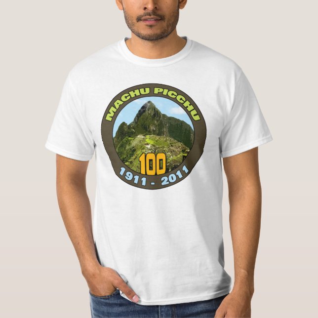 Machu Picchu 100. Jahrestag T-Shirt (Vorderseite)