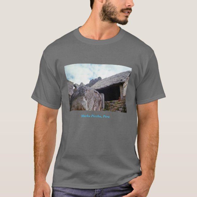 "Machu Picchu 4" Dunkelheit T-Shirt (Vorderseite)