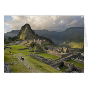 Machu Picchu, alte Ruinen, UNESCO-Welt
