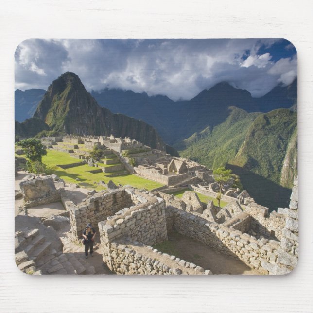 Machu Picchu, alte Ruinen, UNESCO Welt 4 Mousepad (Vorne)