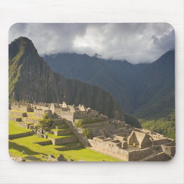 Machu Picchu, alte Ruinen, UNESCO Welt 4 Mousepad (Vorne)